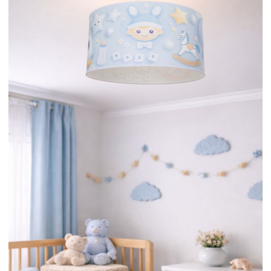 Lasten kattovalaisin KIDS ROOM 1xE27/60W/230V Ø 40 cm kosmonautti