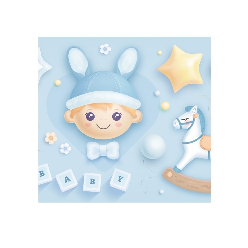 Lasten kattovalaisin KIDS ROOM 1xE27/60W/230V Ø 40 cm kosmonautti