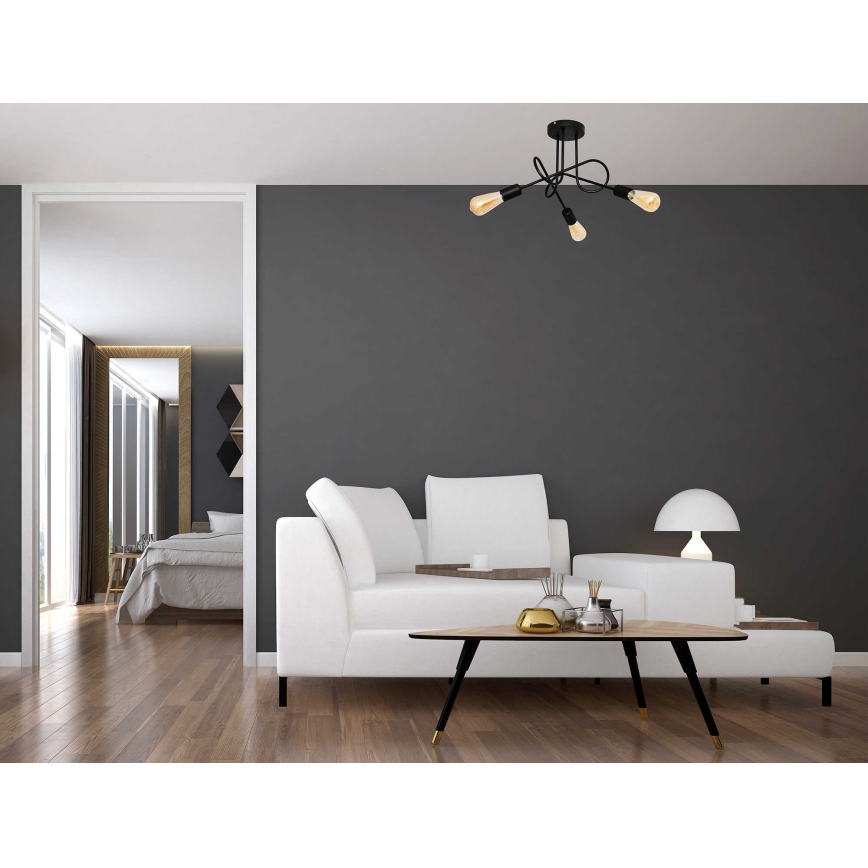 Lasten pinta-asennettava kattovalaisin OXFORD 3xE27/15W/230V