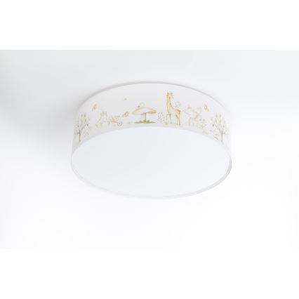 Lasten kattovalaisin SWEET DREAMS 2xE27/60W/230V halkaisija 40 cm