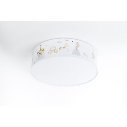 Lasten kattovalaisin SWEET DREAMS 2xE27/60W/230V halkaisija 40 cm