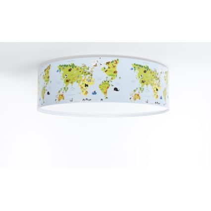 Lasten kattovalaisin SWEET DREAMS 2xE27/60W/230V halkaisija 40 cm