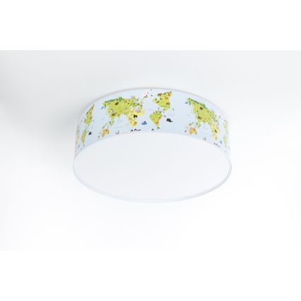 Lasten kattovalaisin SWEET DREAMS 2xE27/60W/230V halkaisija 40 cm