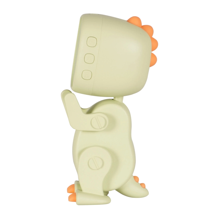 LED RGBW Himmennettävä lasten yö pieni lamppu herätyskellon kanssa ROBOT LED/1W/5V 1200 mAh