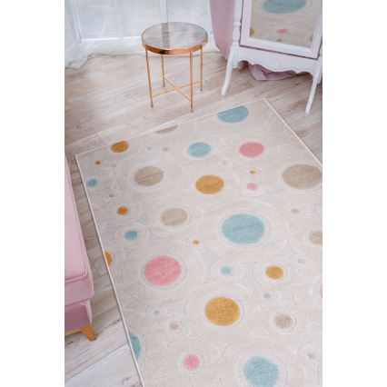 Lasten matto PIAR 120x170 cm värikäs/pilkullinen
