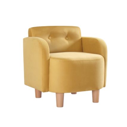 Lasten nojatuoli DORY, keltainen