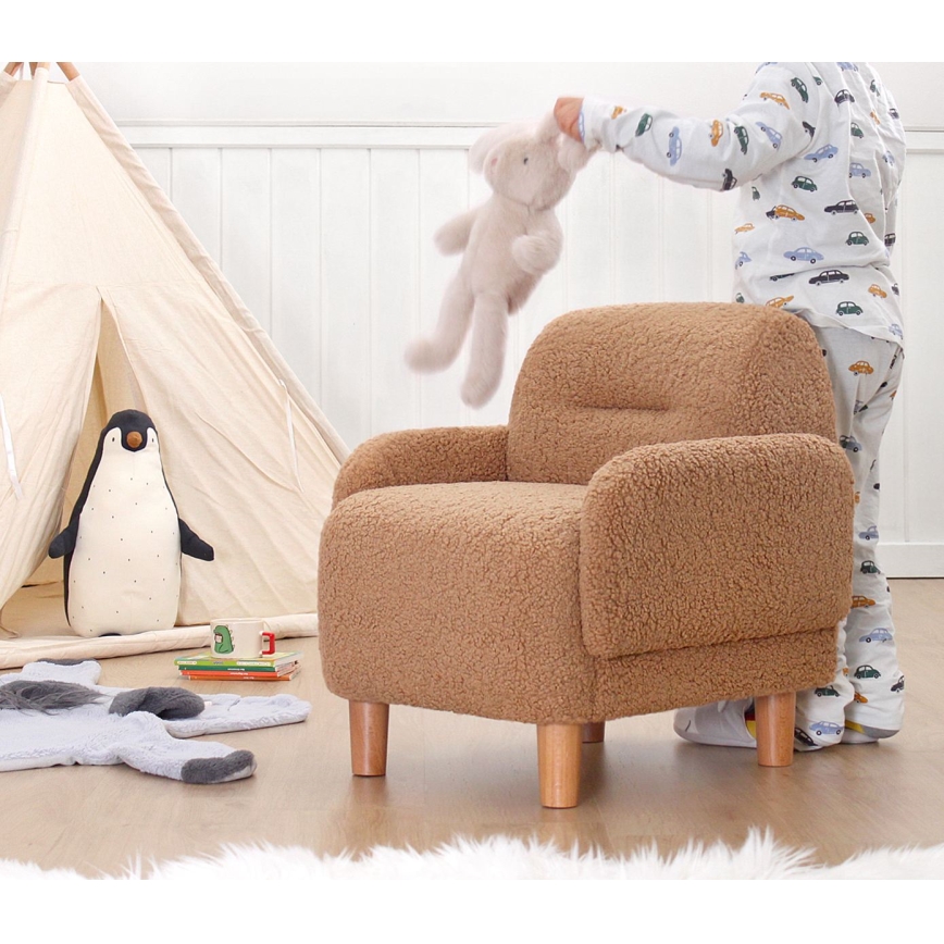 Lasten nojatuoli LORY, ruskea