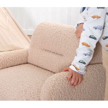 Lasten nojatuoli LORY, vaaleanpunainen