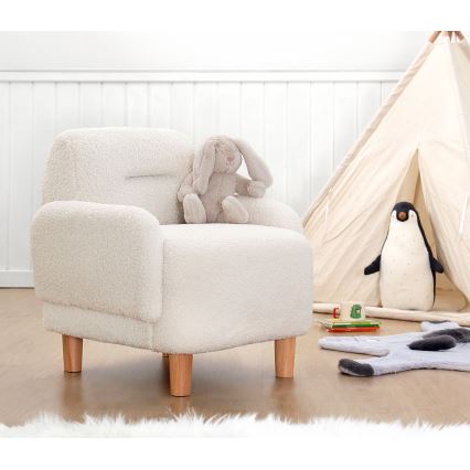 Lasten nojatuoli LORY, valkoinen