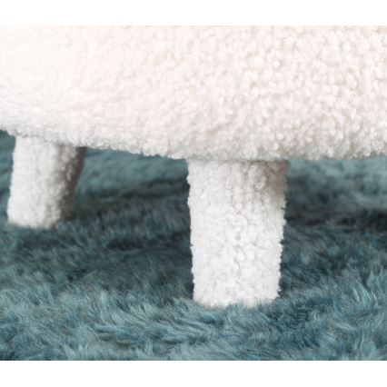 Lasten nojatuoli PIXI, Ø 46 cm, valkoinen