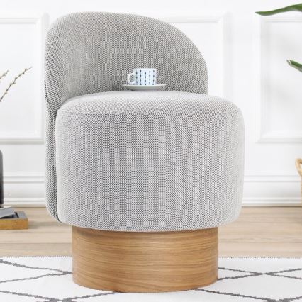 Lasten nojatuoli RIKI 40x47 cm harmaa