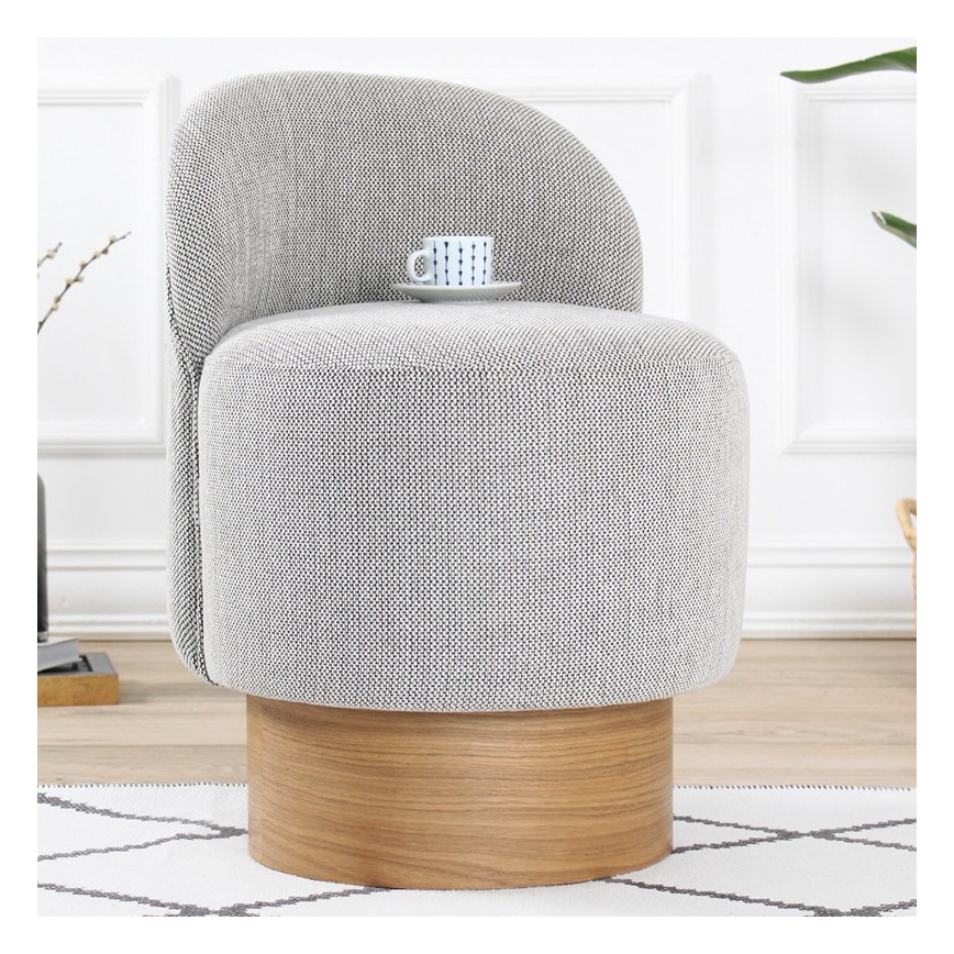 Lasten nojatuoli RIKI 40x47 cm harmaa