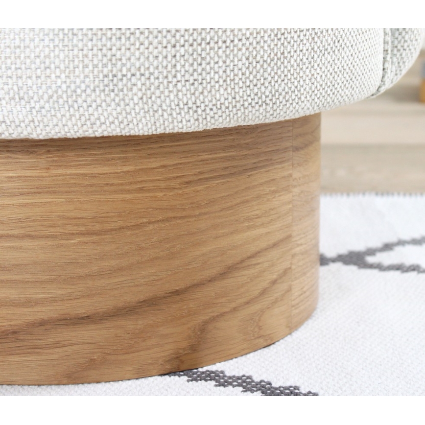 Lasten nojatuoli RIKI 40x47 cm vaaleanharmaa