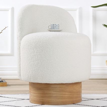 Lasten nojatuoli RIKI 40x47 cm, valkoinen