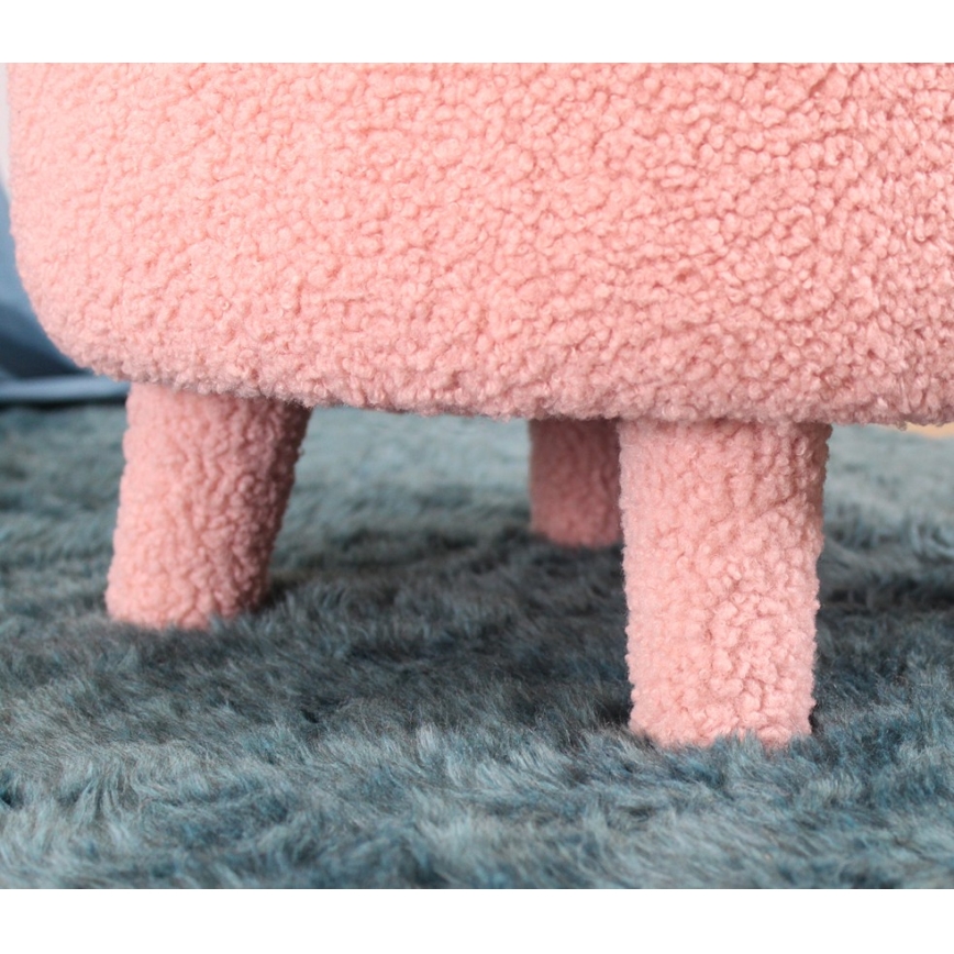 Lasten PIXI-nojatuoli, halkaisija 46 cm, vaaleanpunainen