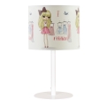 Lasten pöytälamppu GIRLS VIBES 1xE27/60W/230V, halkaisija 18 cm, Rakastan muotia