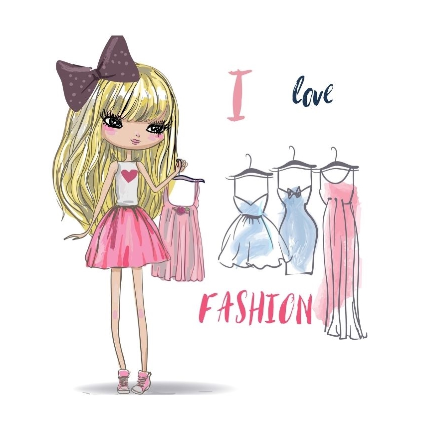 Lasten pöytälamppu GIRLS VIBES 1xE27/60W/230V, halkaisija 18 cm, Rakastan muotia