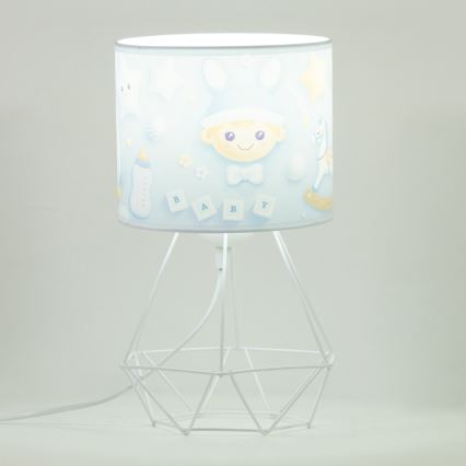 Lasten pöytälamppu KIDS ROOM 1xE27/60W/230V halkaisija 18 cm astronauttiaiheinen