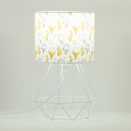 Lasten pöytälamppu KIDS ROOM 1xE27/60W/230V, Ø 18 cm, ilmapallot