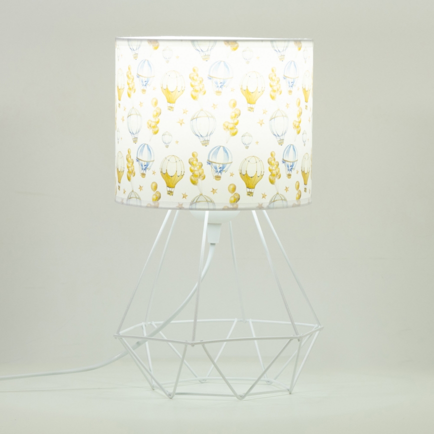 Lasten pöytälamppu KIDS ROOM 1xE27/60W/230V, Ø 18 cm, ilmapallot