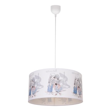 Lasten riippuvalaisin GIRLS VIBES 1xE27/60W/230V halkaisija 40 cm Paris
