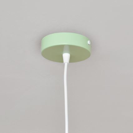 Lasten riipuskattokruunu johdossa STARS 1xE27/15W/230V vihreä/valkoinen