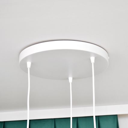 Lasten riipuskattokruunu johdossa STARS 3xE27/15W/230V sininen/vaaleanpunainen/keltainen