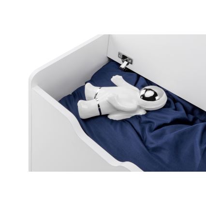 Lasten säilytyslaatikko PABIS 50x60 cm valkoinen/sininen