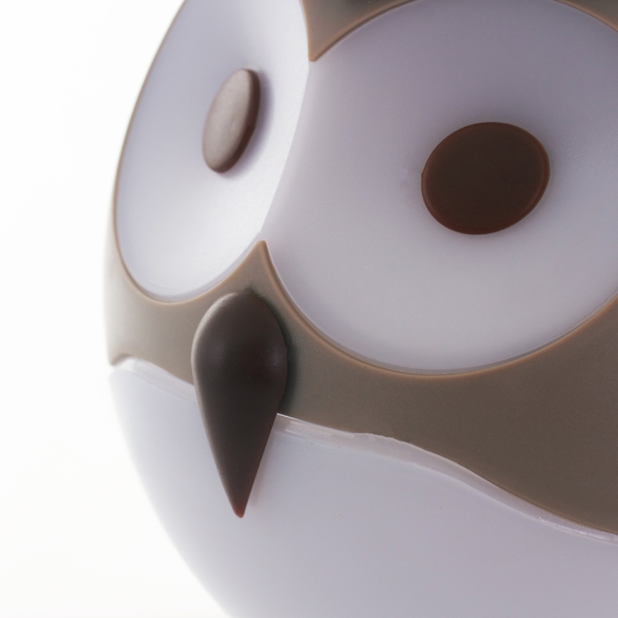 Lasten seinävalaisin 1xG9/6W/230V pöllö