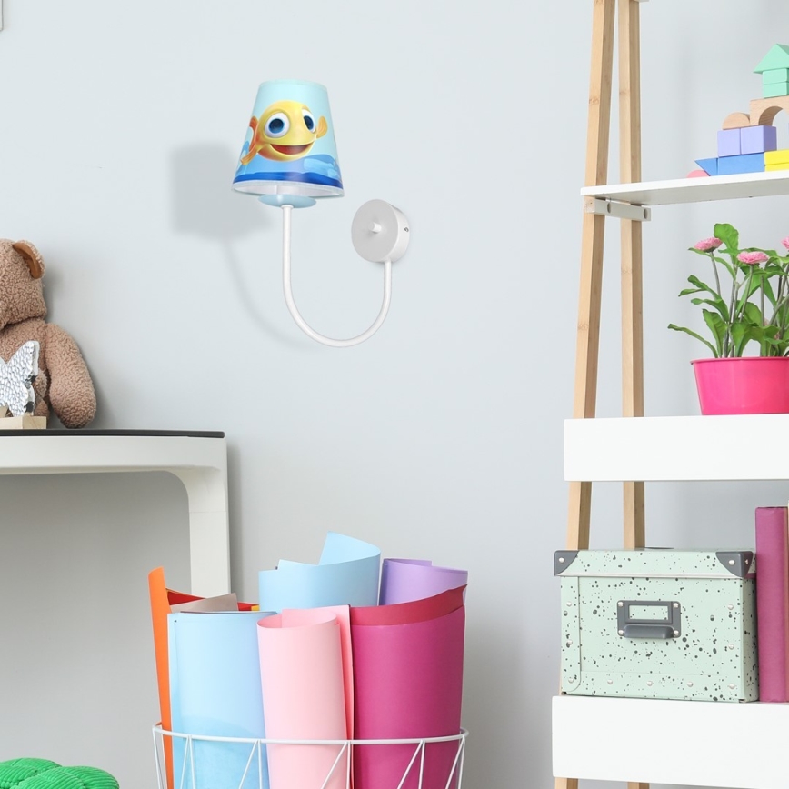 Lasten seinävalaisin FISH 1xE14/40W/230V