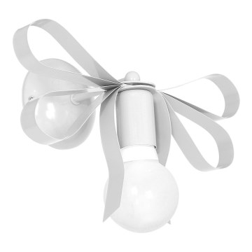 Lasten seinävalaisin NELA 1xE27/60W/230V valkoinen