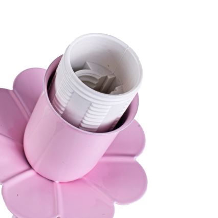 Lasten seinävalaisin PIENI PERHONEN 1xE14/60W vaaleanpunainen