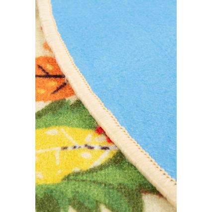 Lastenmatto STELLA STREETS 120 cm beige/kaupunki