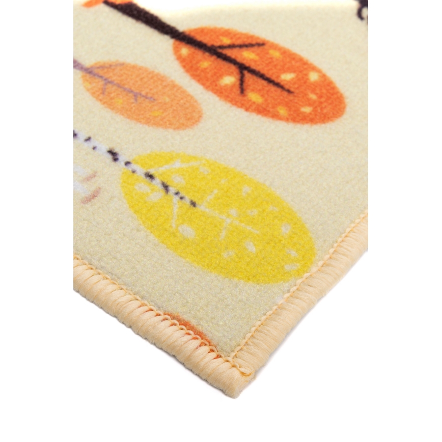 Lastenmatto STELLA STREETS 80x100 cm beige/kaupunki