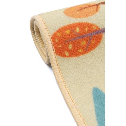 Lastenmatto STELLA STREETS 80x100 cm beige/kaupunki