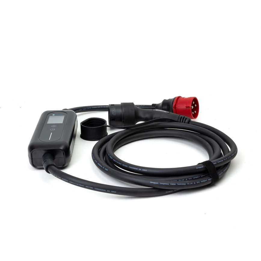 Latausasema sähköautoille, tyyppi 2, 5 m, 22 kW, 32 A, IP54 Tuya