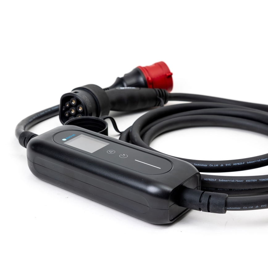 Latausasema sähköautoille, tyyppi 2, 5 m, 22 kW, 32 A, IP54 Tuya