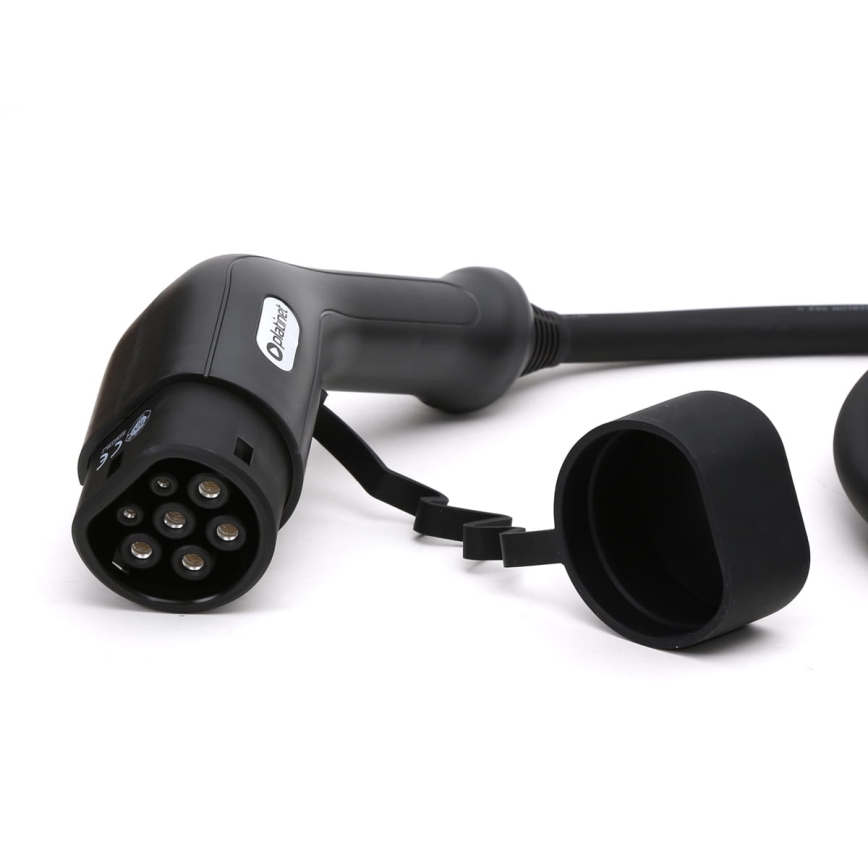 Latauskaapeli sähköautoille 2 5m 11kW 16A IP54 musta