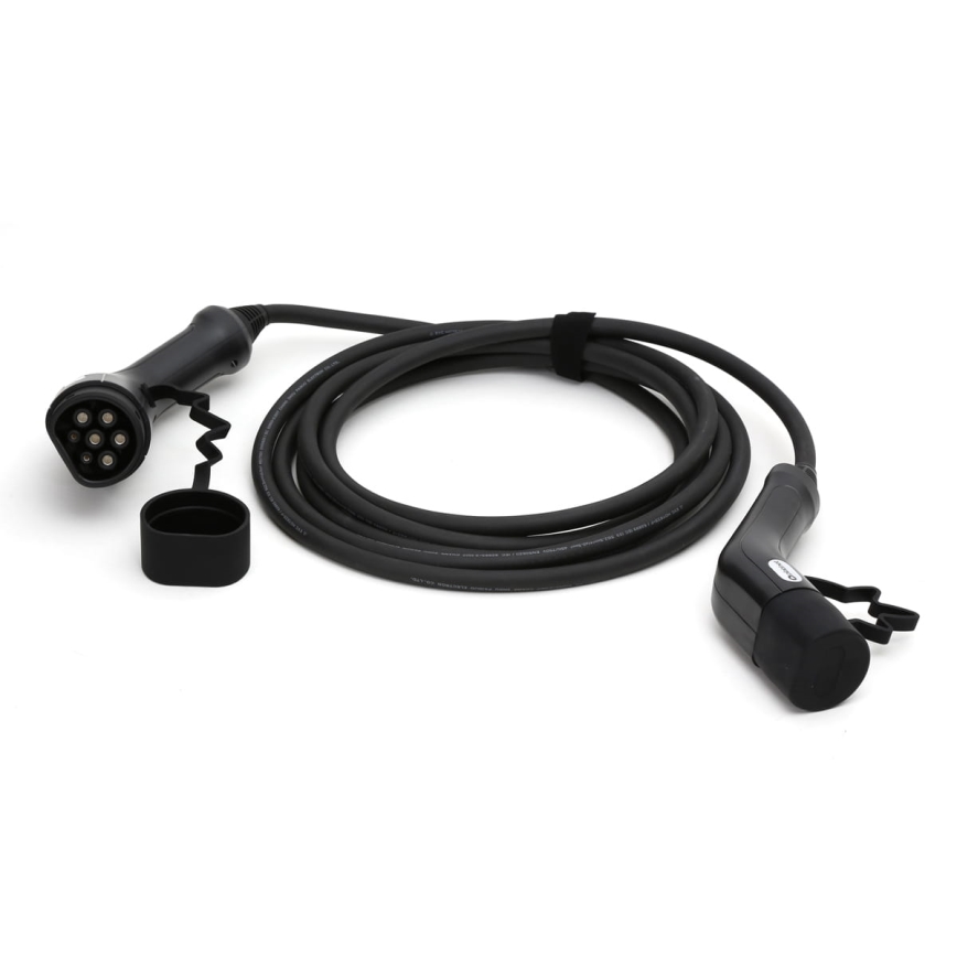 Latauskaapeli sähköautoille 2 5m 11kW 16A IP54 musta
