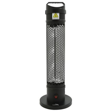 Lattia-infrapunalämmitin 1000W/230V IP44 musta