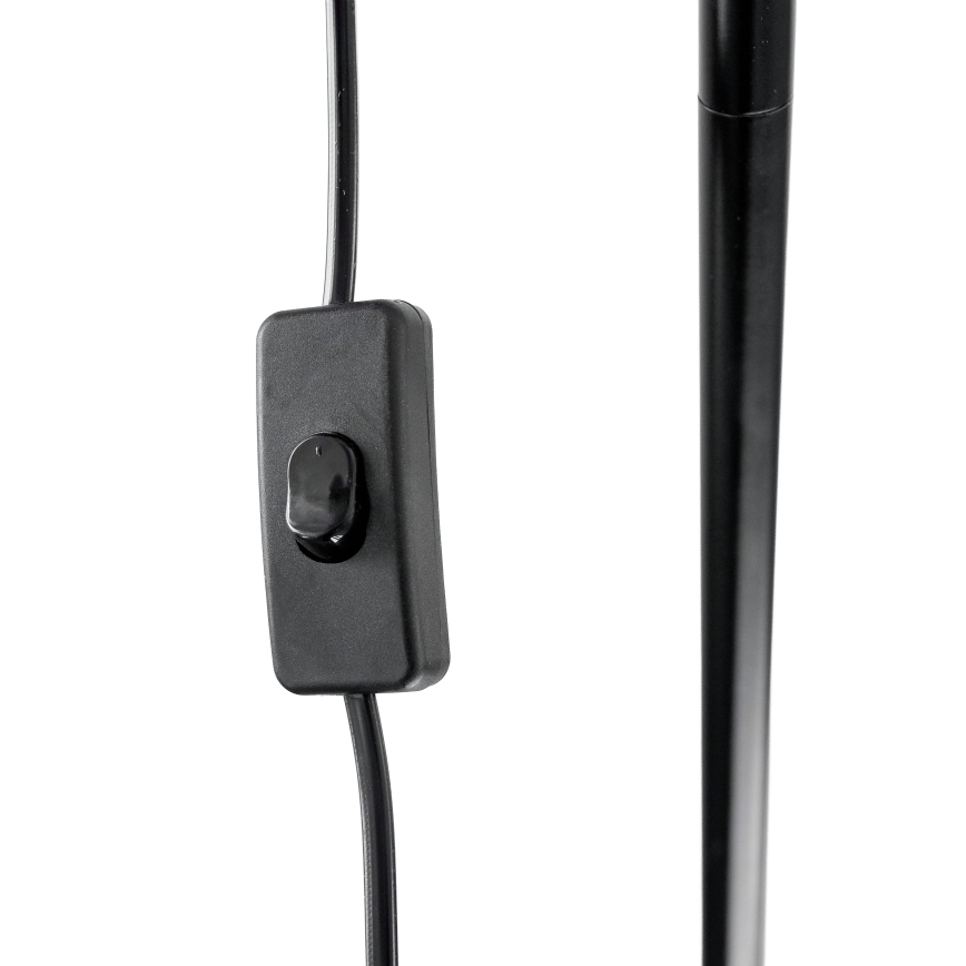 Lattialamppu 1xE27/40W/230V musta