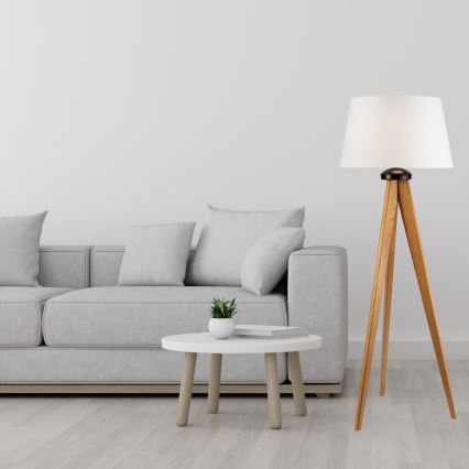 Lattialamppu AIDA 1xE27/60W/230V tammi