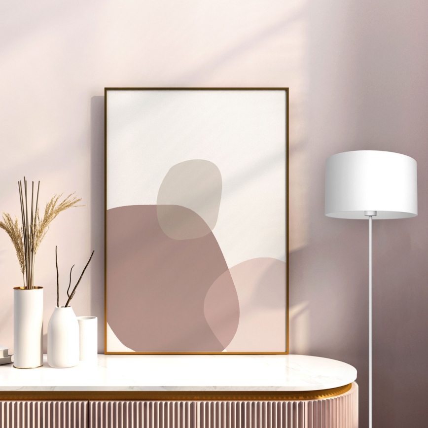 Lattialamppu ARDEN 1xE27/60W/230V valkoinen