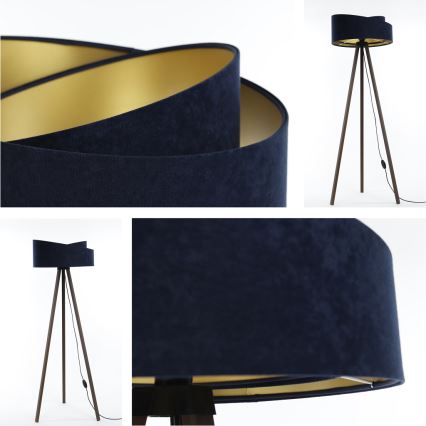 Lattialamppu GALAXY 1xE27/60W/230V sininen/ruskea