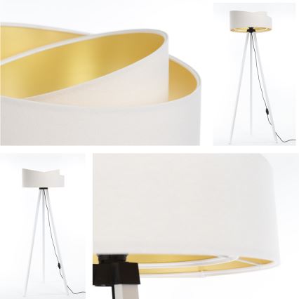 Lattialamppu GALAXY 1xE27/60W/230V valkoinen