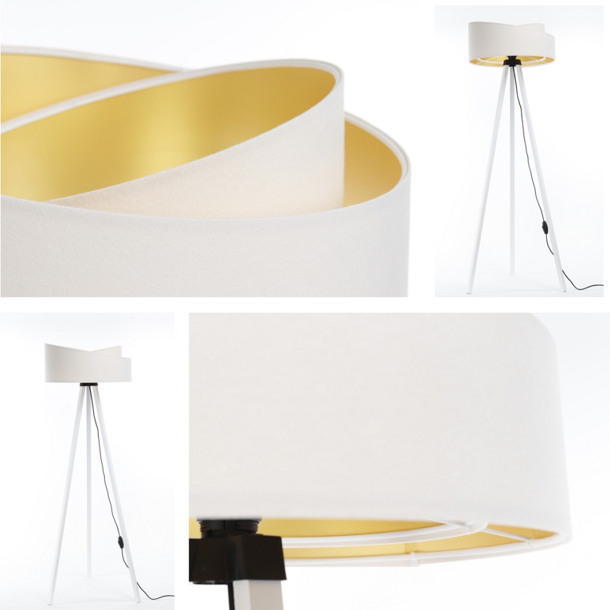 Lattialamppu GALAXY 1xE27/60W/230V valkoinen