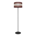 Lattialamppu HELEN 1xE27/15W/230V ruskea/musta/kultainen