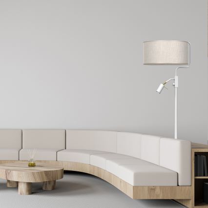 Lattialamppu LINO 1xE27/40W/230V + 1xGU10-MR11/7W