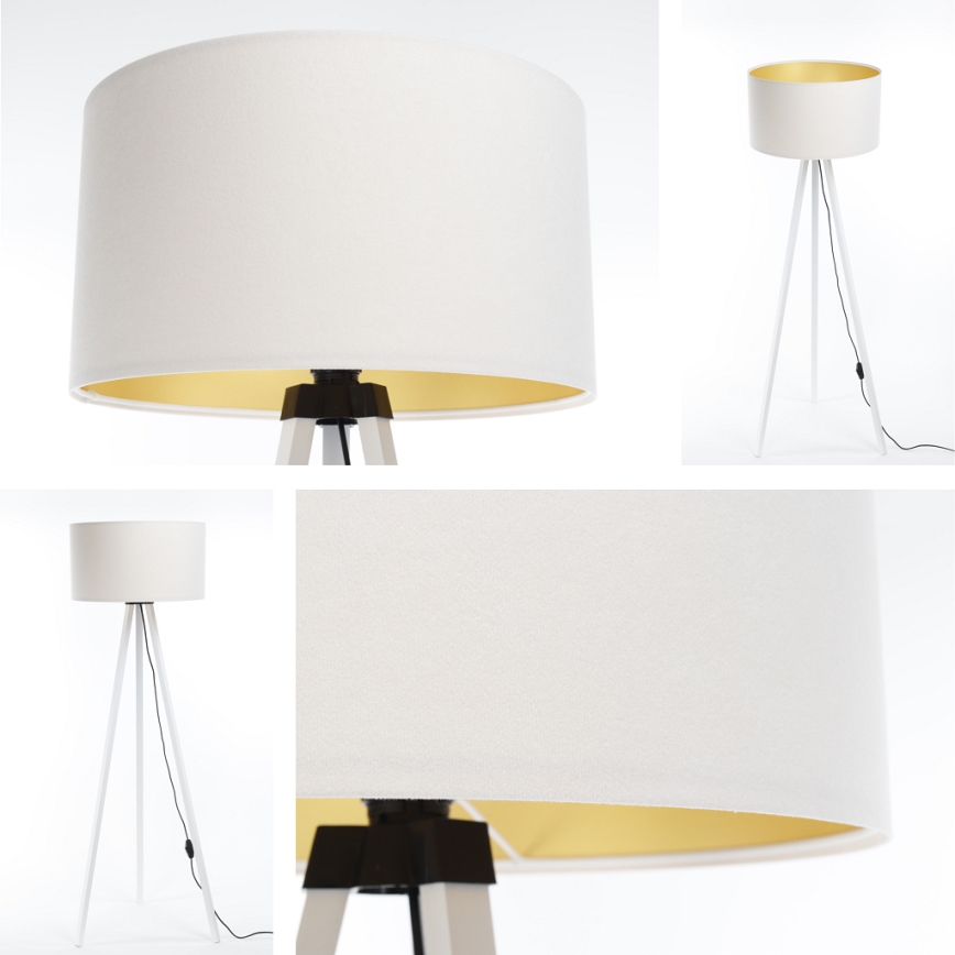 Lattialamppu STANDART 1xE27/60W/230V valkoinen