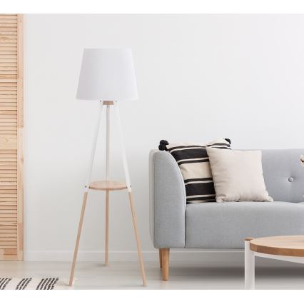 Lattialamppu VAIO WHITE 1xE27/60W/230V